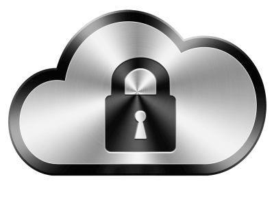 cloud with lock inside