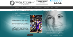 webpage mockup example with text and stock photos