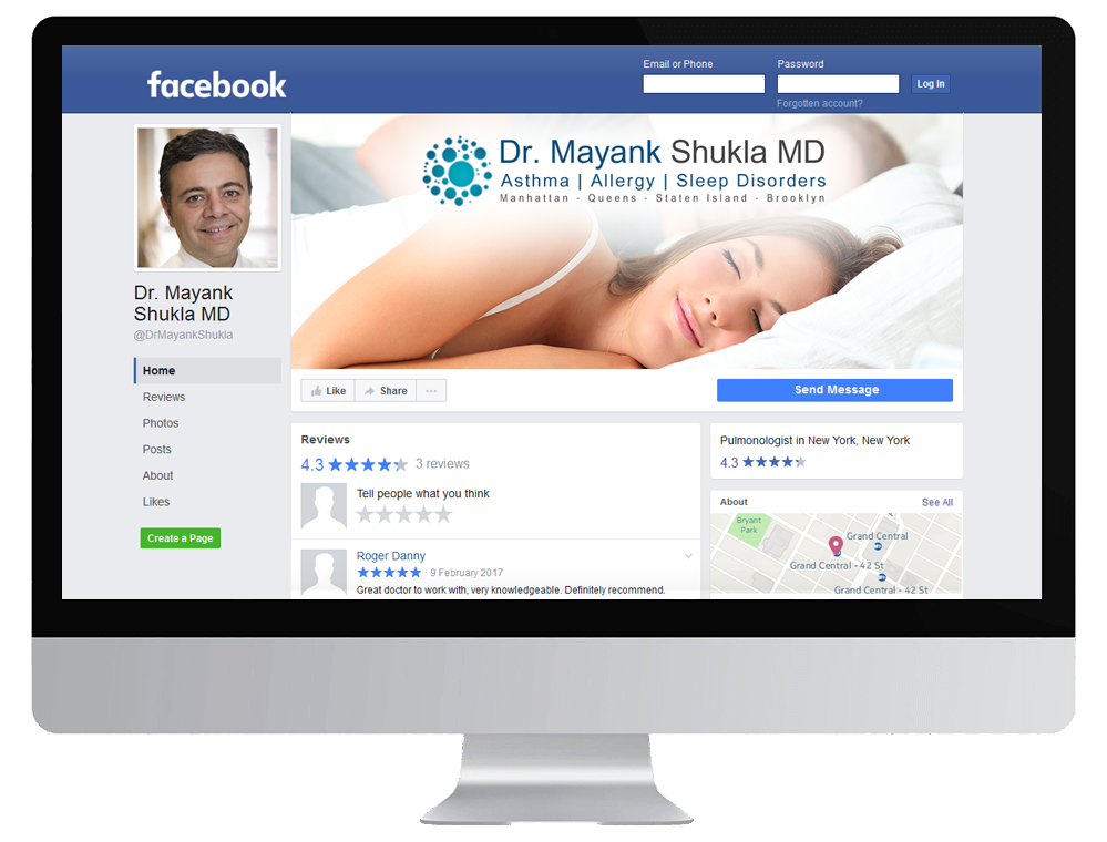 Image showing Healthcare Facebook Mockup